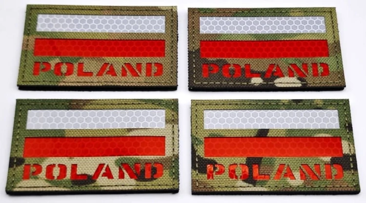 Emblematy laser flaga polski z napisem POLAND.jpeg