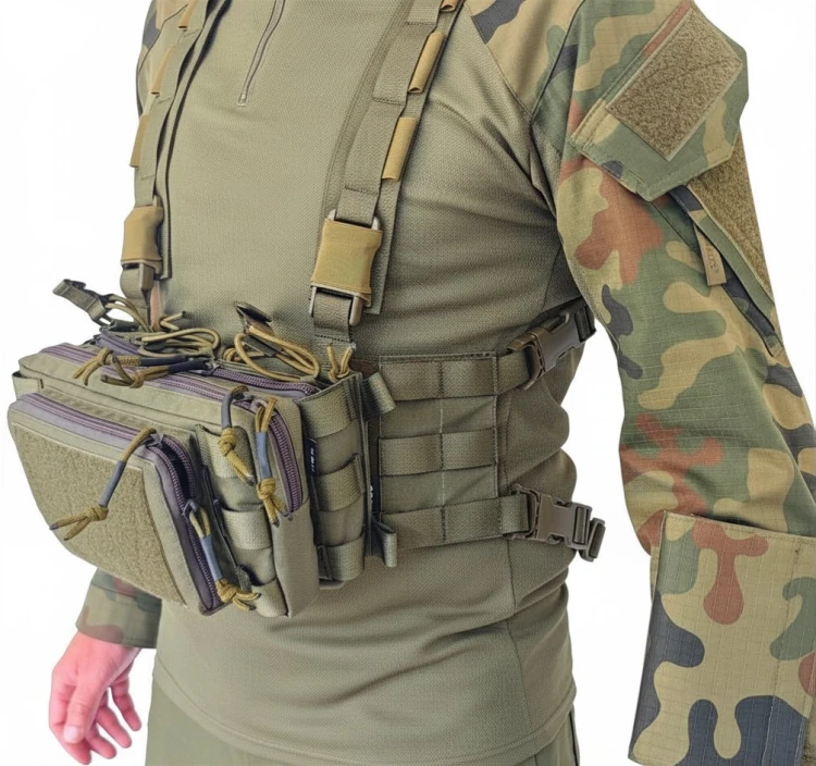 Chest Rig Recon ubrany na Combat Shirt MK2 z mapnikiem.jpg