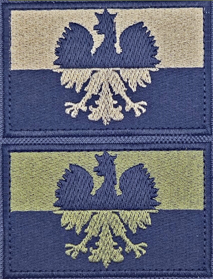 Emblemat Godło FLAGA Polski 80x55 mm